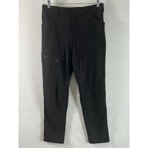 Alaskan Hardgear Roadless Lined Pants Black Straight Leg Outdoor Pants Size 14